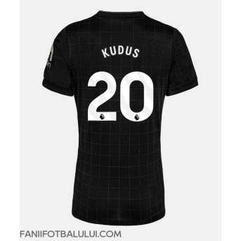 Tottenham Hotspur Mohammed Kudus #20 Tricou Fotbal Replică 2025-26 Femei Deplasare